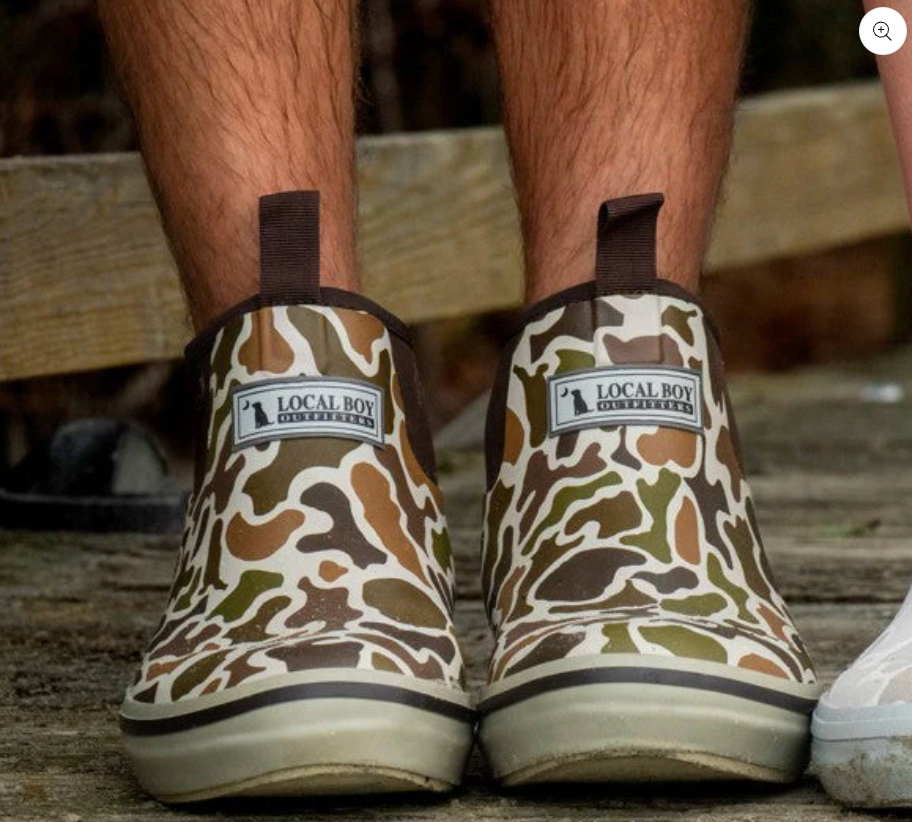 Local Boy Rubber Boots Vintage Camo