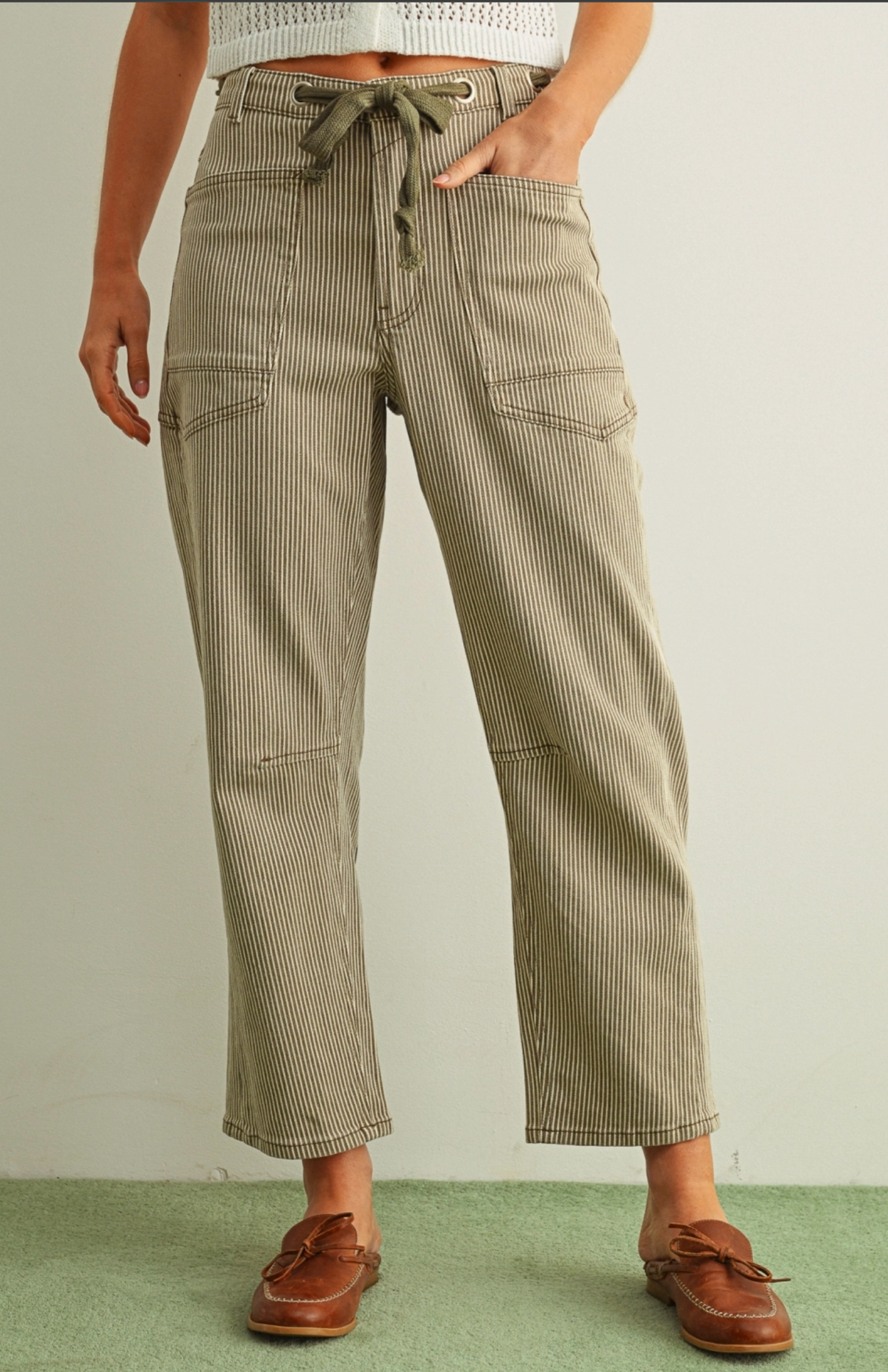 Dockside Stripe Denim Pants