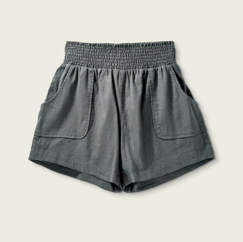 Women's Lowtide Linen Shorts - Ash