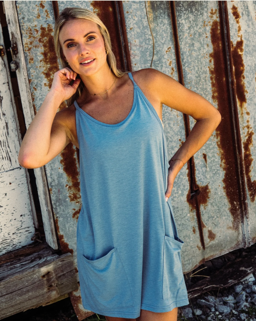 Blue Heaven Heather Buxton Romper Dress