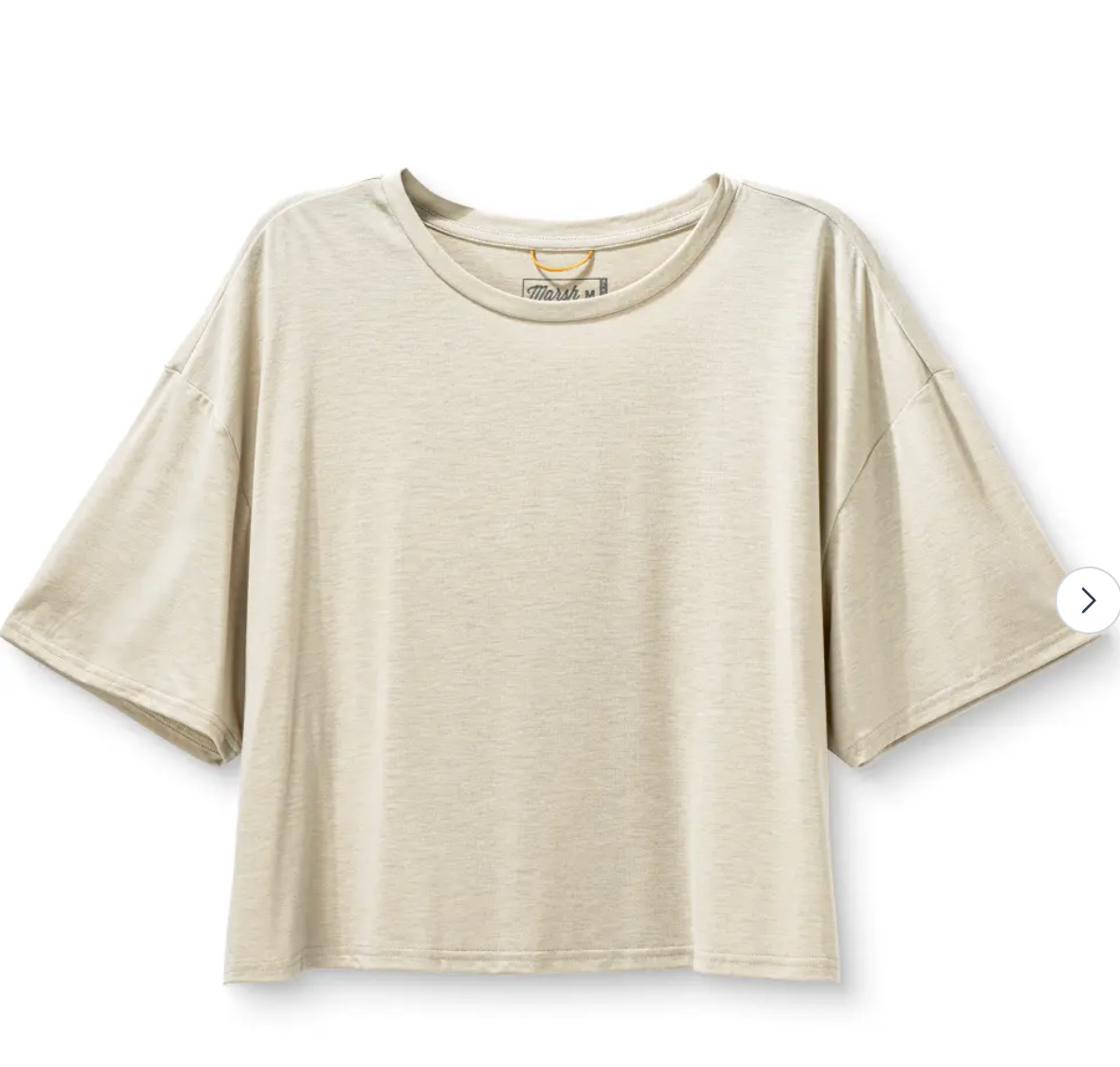 Women's Buxton Flowy Tee - Khaki Heather