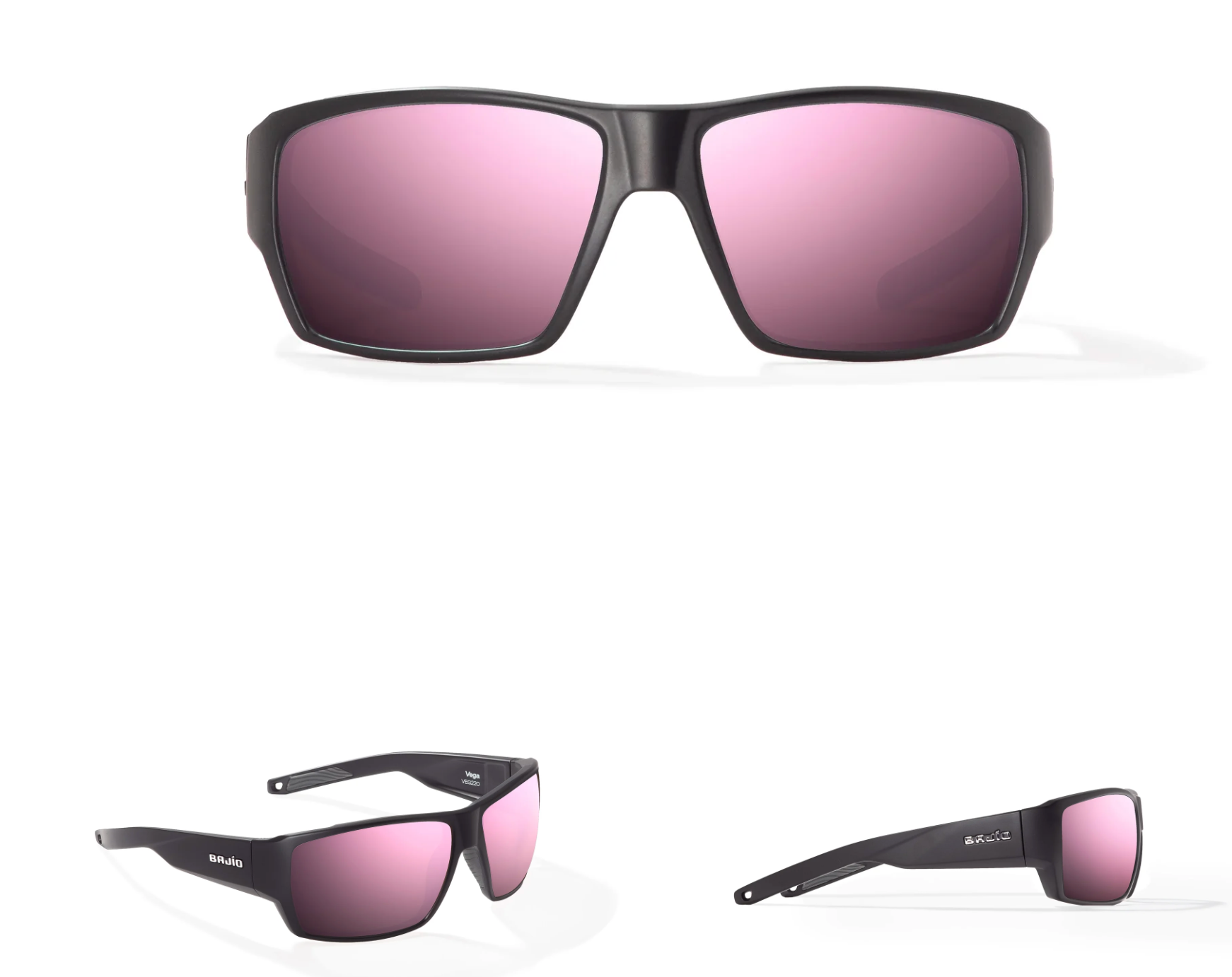 Bajio Black Matte/ Rose Mirror Glass
