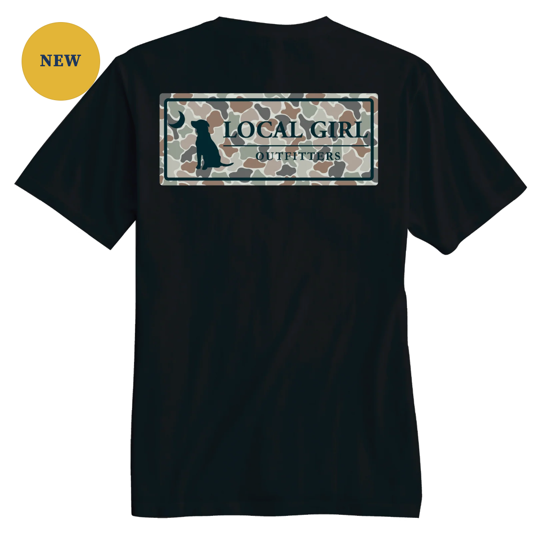 Local Girl Forest Camo Flora Plate T-Shirt