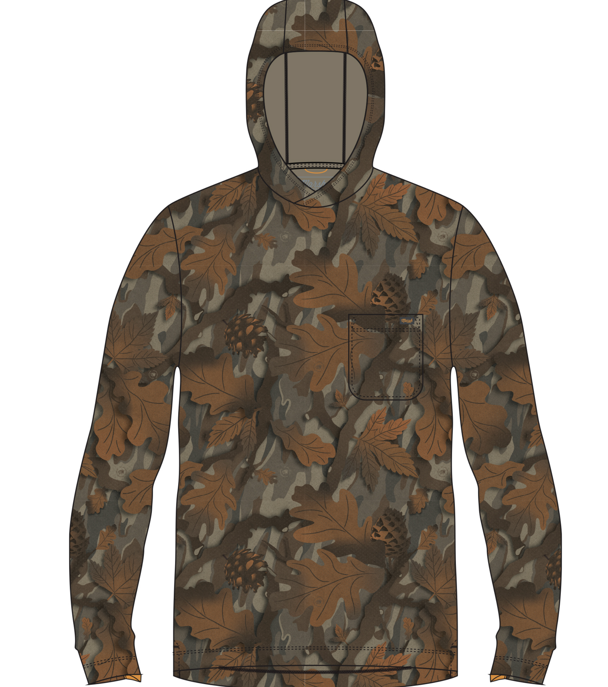 Buxton Hagood Hood- Lowland Canopy Camo