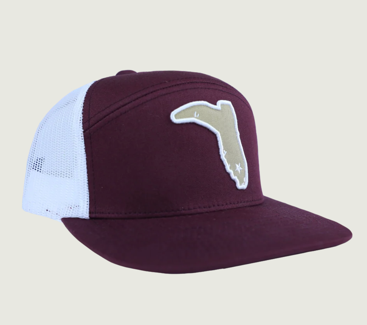 Florida Cracker Maroon/White