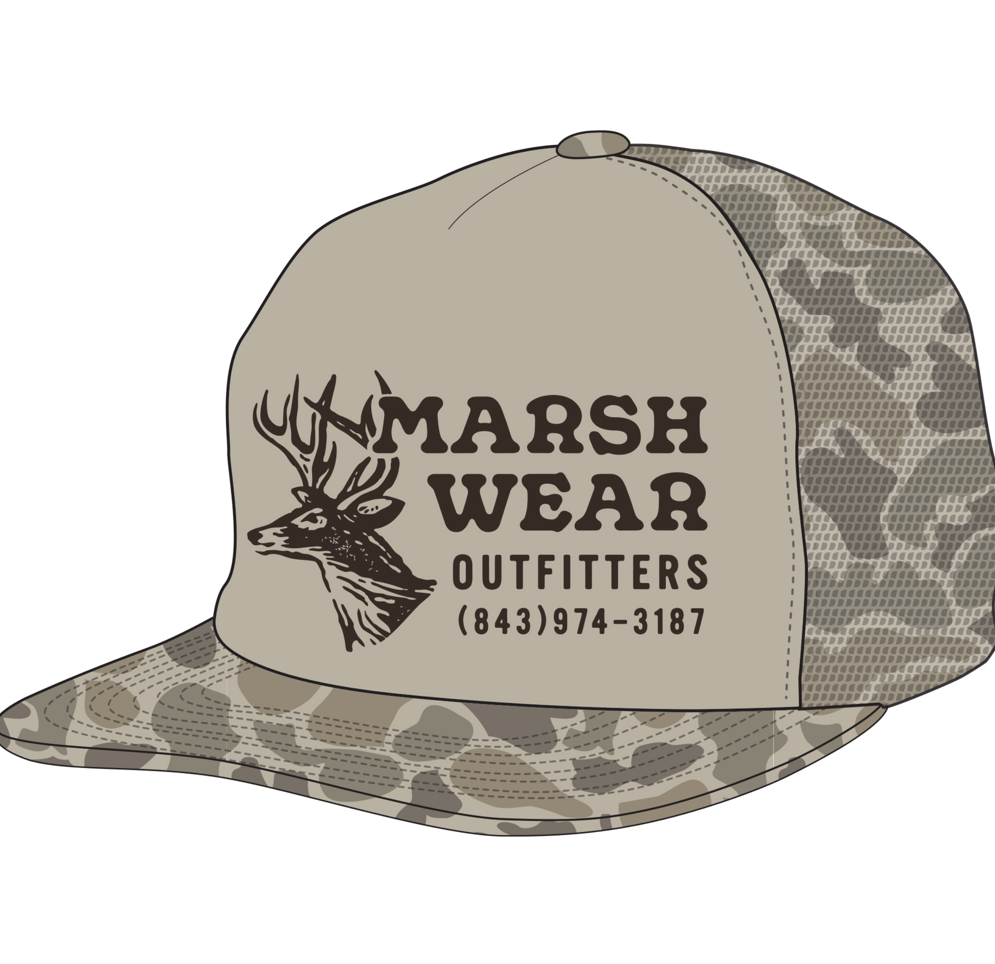 Outfitter Snapback Khaki Mallard Camo