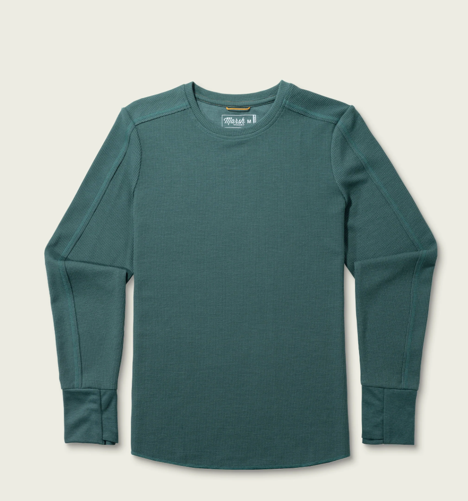 Women's Surfside Waffle Shirt - Mallard Green