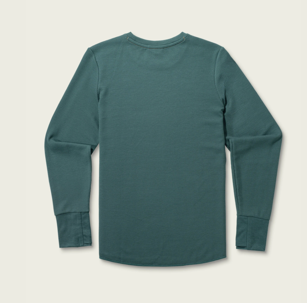 Women's Surfside Waffle Shirt - Mallard Green