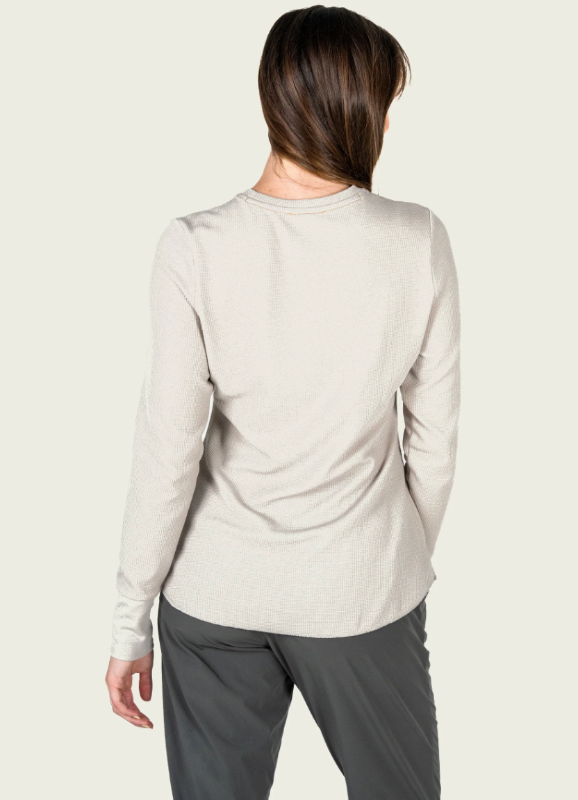 Women's Surfside Waffle Shirt - Pelican