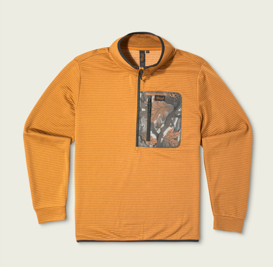 Sullivan 1/4 Zip - Buckthorn Brown