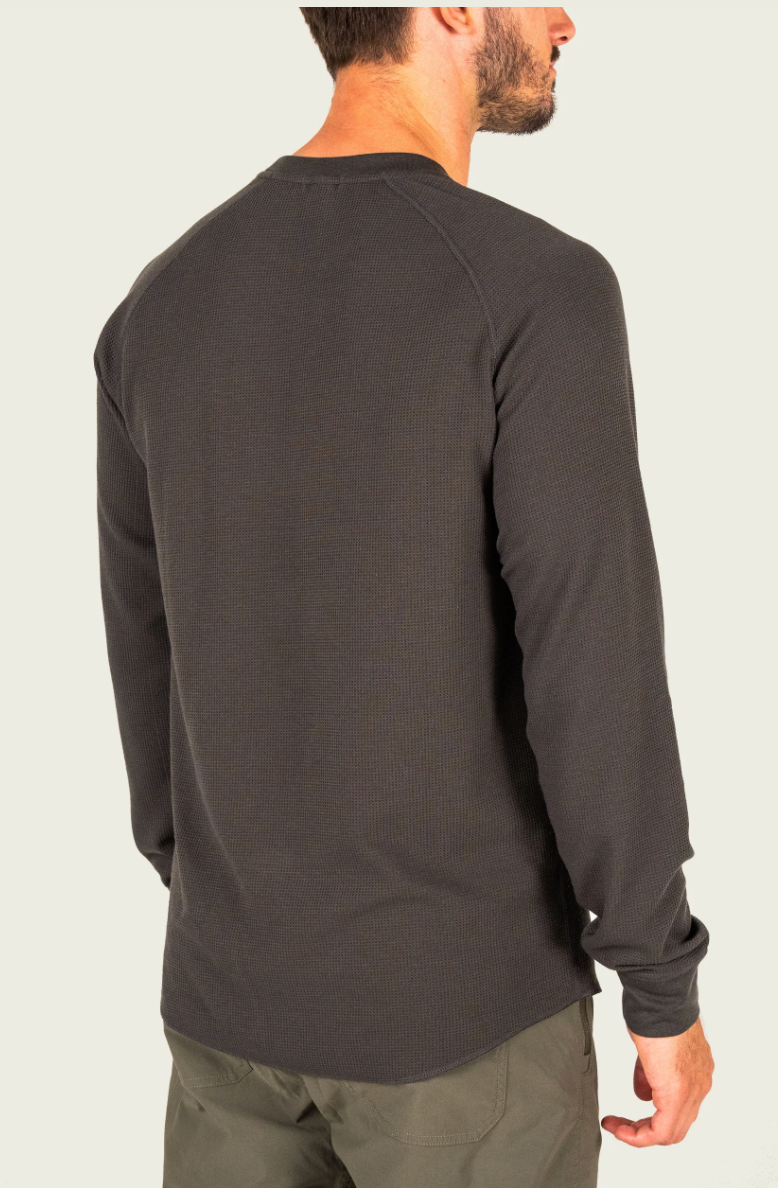 Surfside Waffle Shirt - Raven