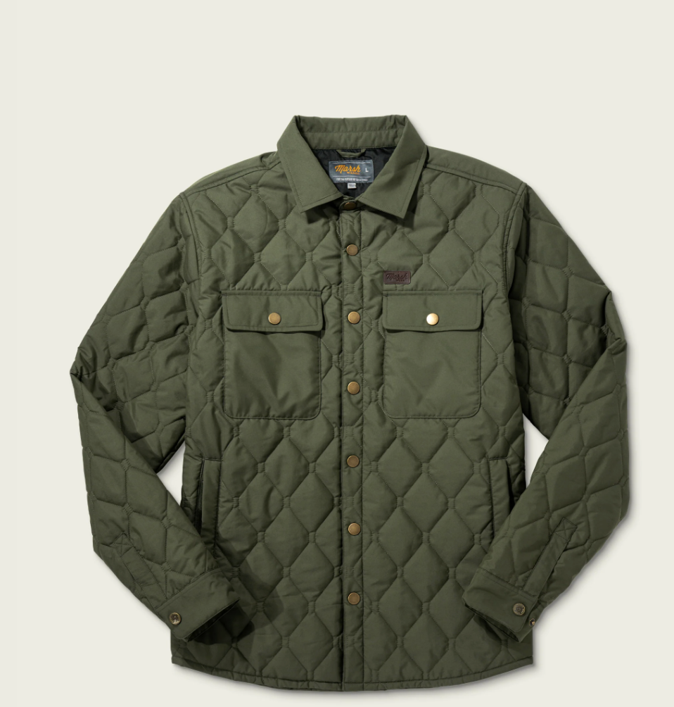 MW Saluda Puff Shacket Grape Leaf