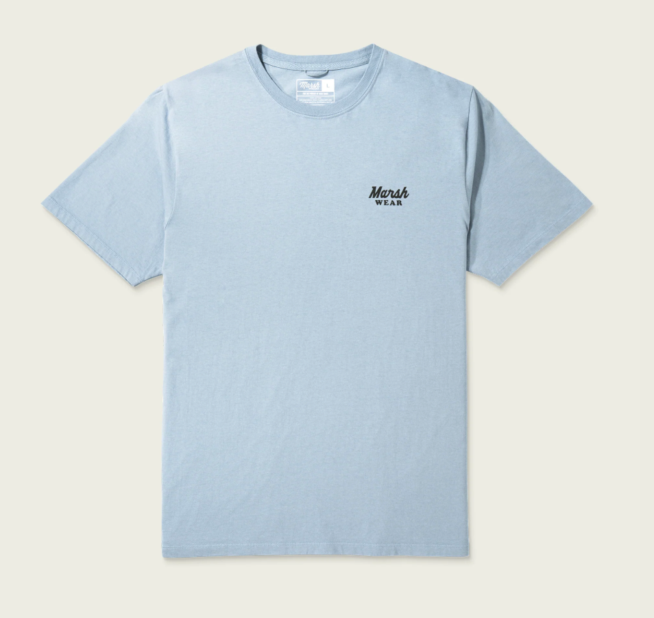 Mens Heritage Wood Duck T-Shirt Dusty Blue