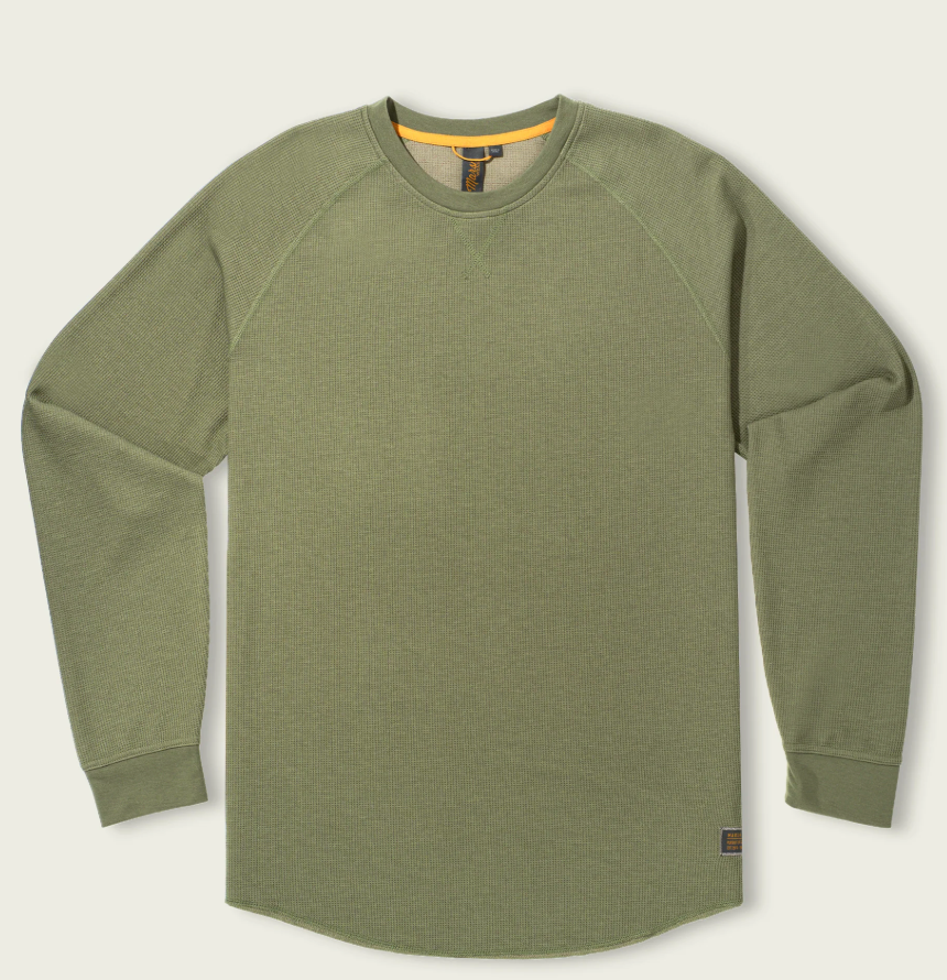 Surfside Waffle Shirt-Sage Brush