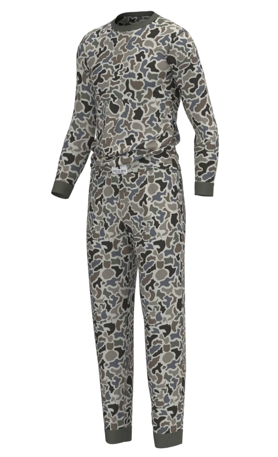 Youth Rib Pajama Set-Localflage