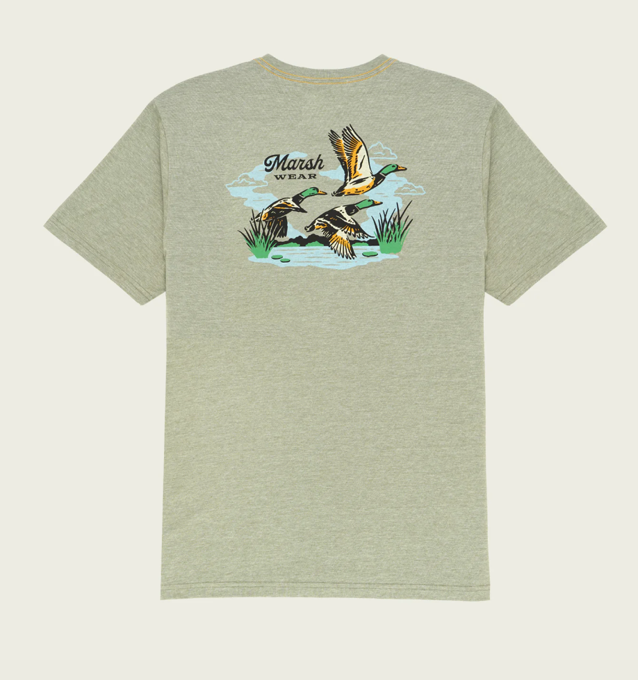 Paddling Tee - Fossil Heather