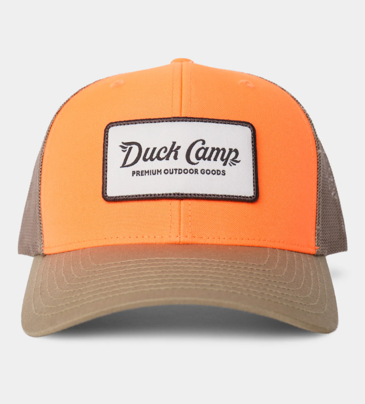 Mesh Trucker Hat Duck Camp Orange
