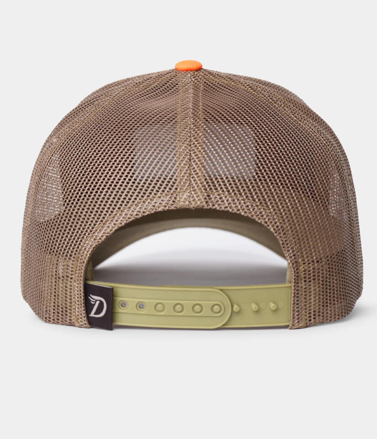 Mesh Trucker Hat Duck Camp Orange