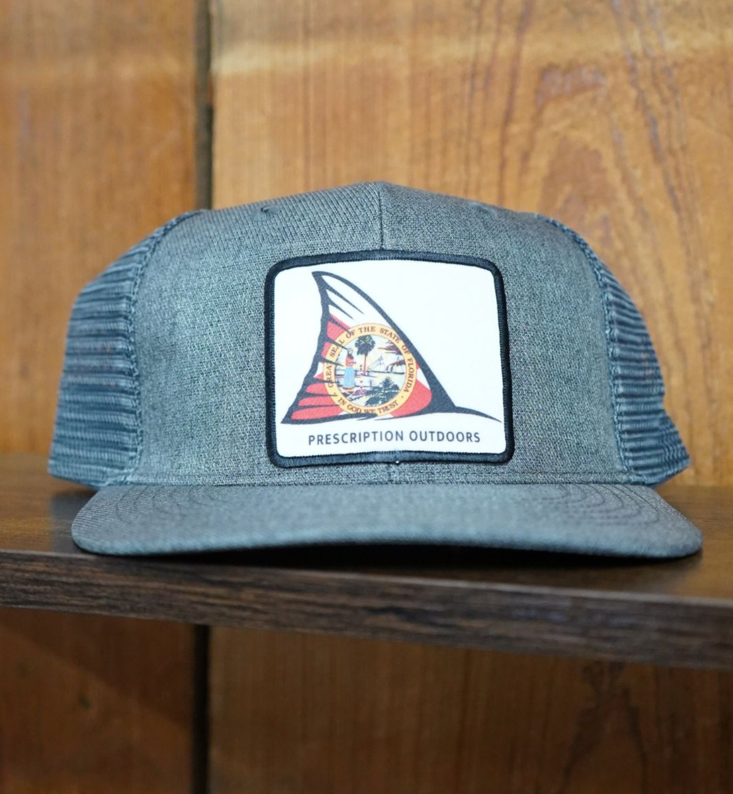 Florida Redfish Tail Patch Panel Hats