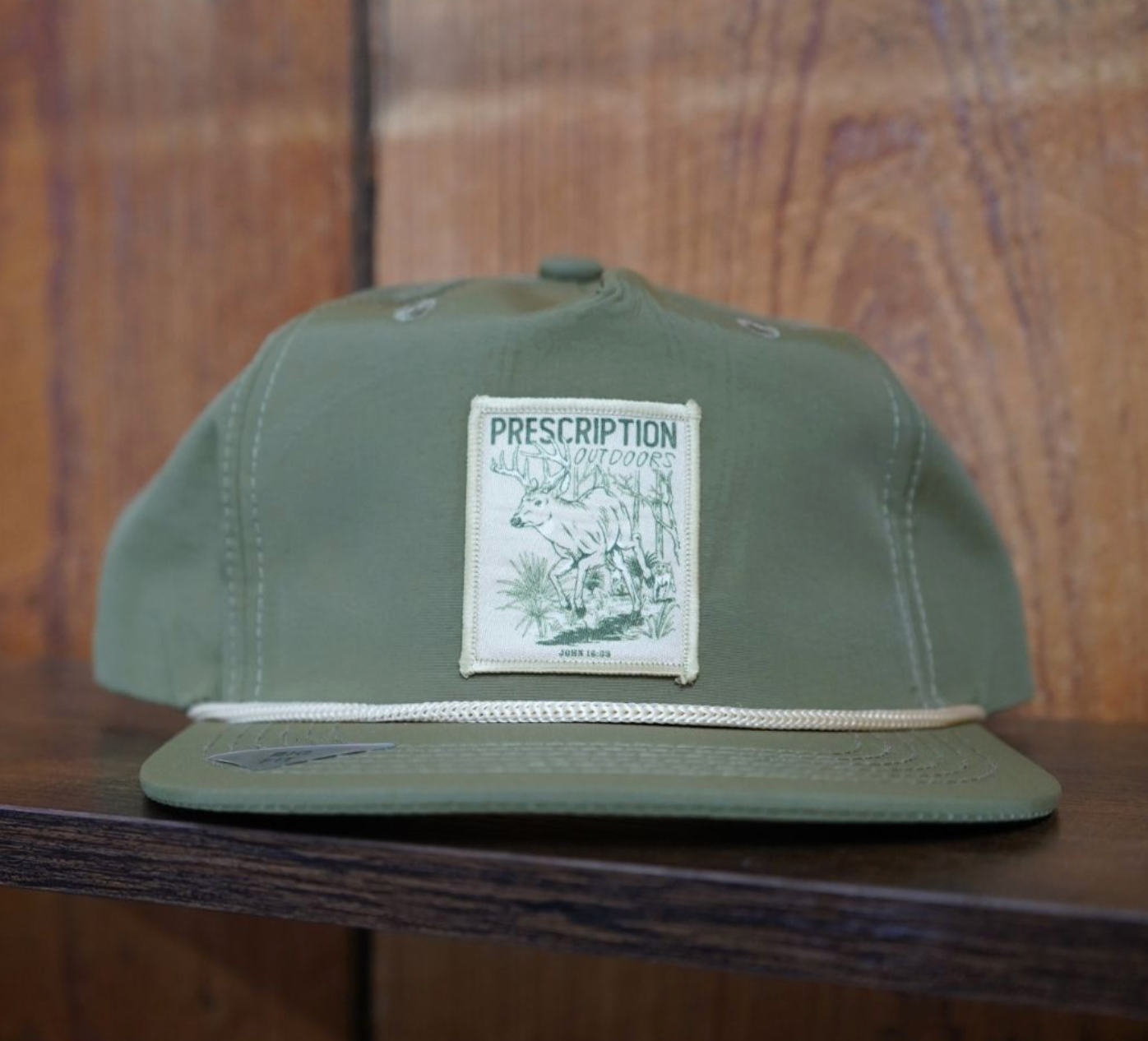 Chasin' Deer Rope Patch Hat