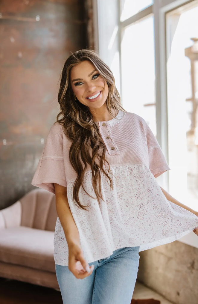 Khari Floral Patchwork Top