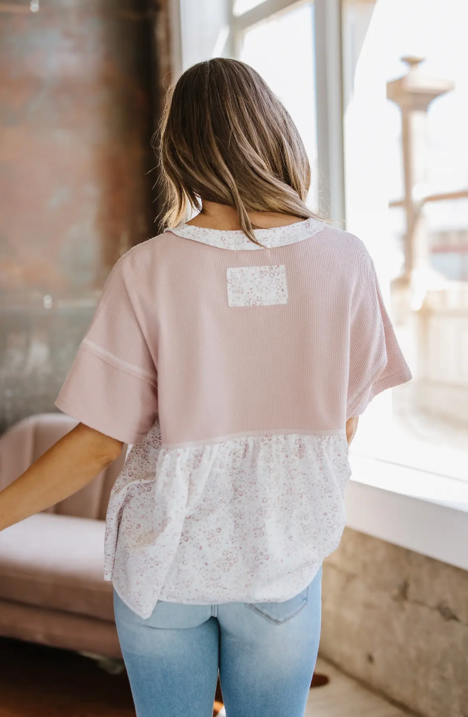 Khari Floral Patchwork Top
