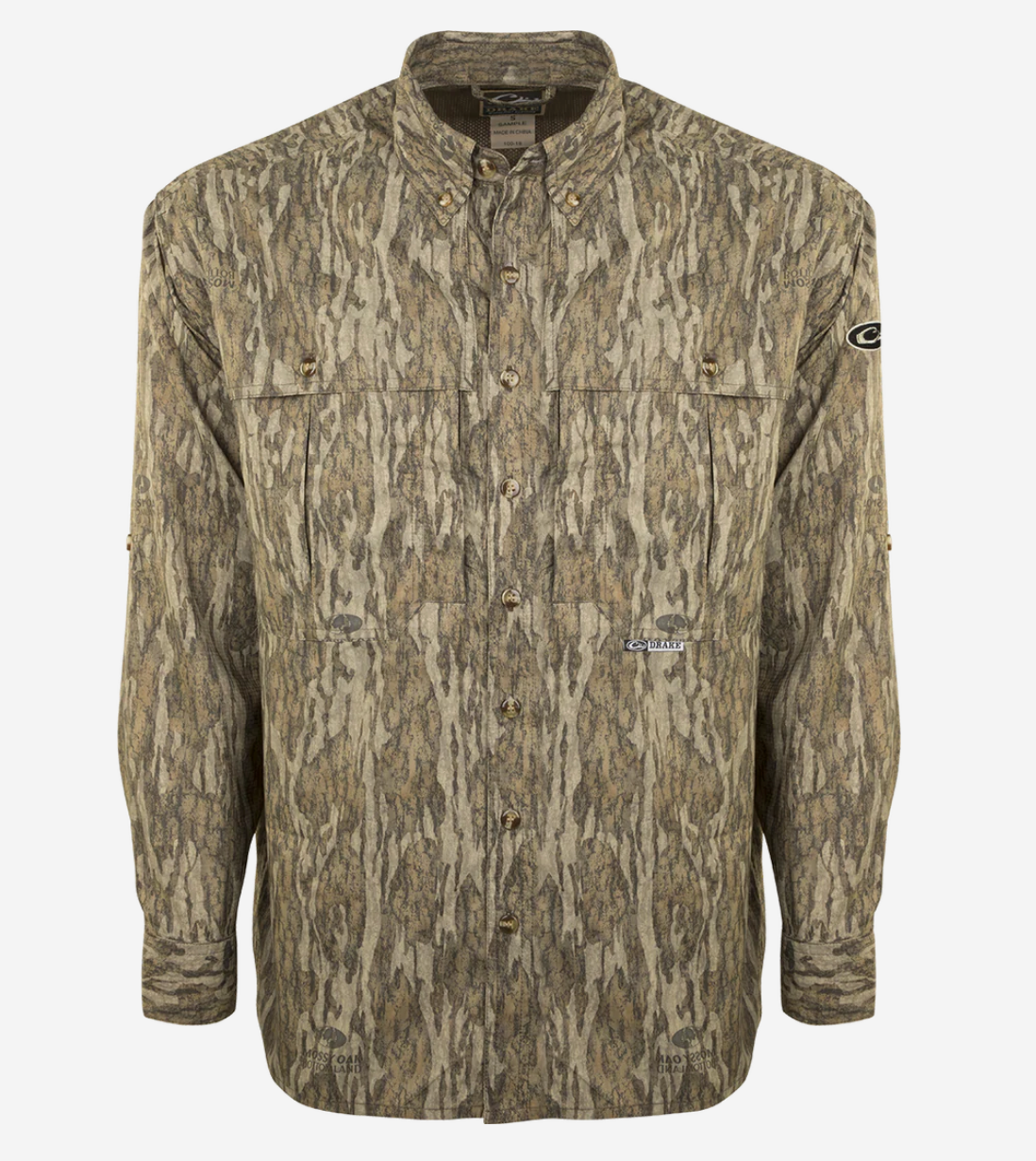EST Camo Flyweight Wingshooter's Shirt L/S - Mossy Oak Bottomland