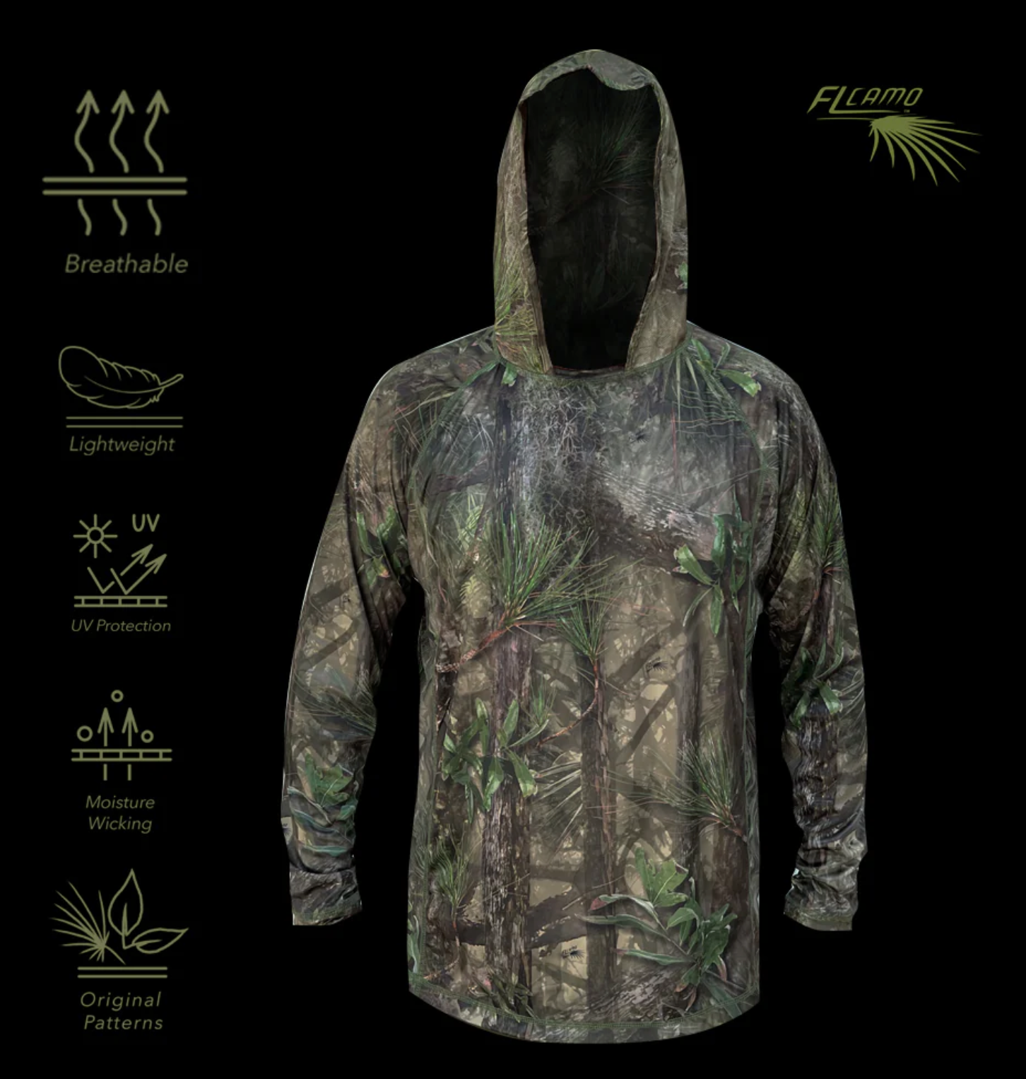 HAMMOCK LIGHTWEIGHT PERFORMANCE LONG SLEEVE HOODED SHIRT