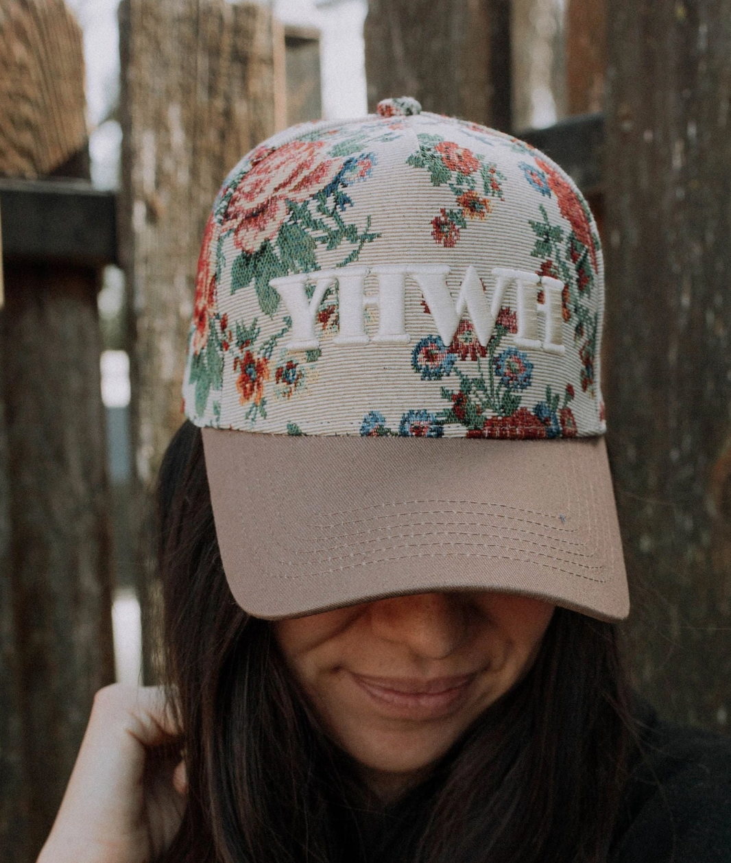 YHWH Floral Hat
