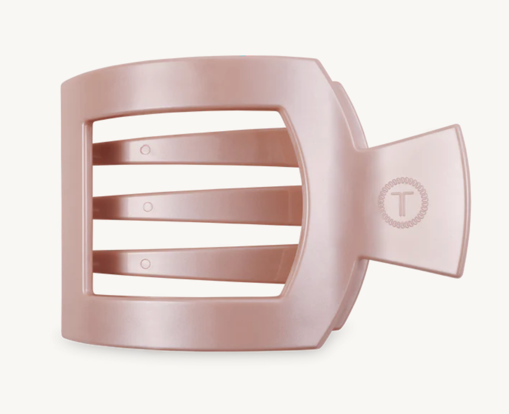 Pearly Pink Flat Hair Clip
