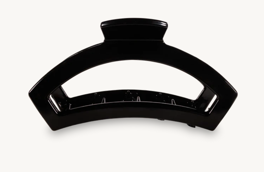 Jet Black Open Hair Clip