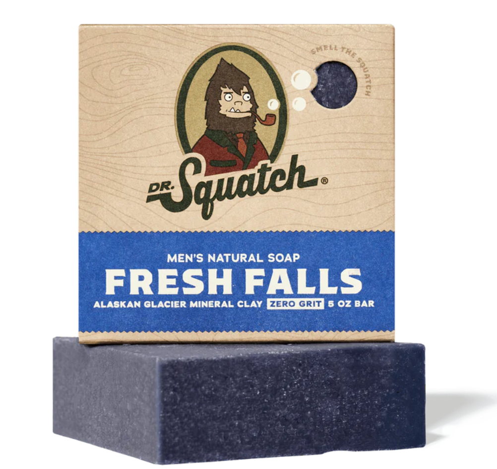 DR. SQUATCH Men's All Natural Bar Soap - Fresh Falls - 5oz