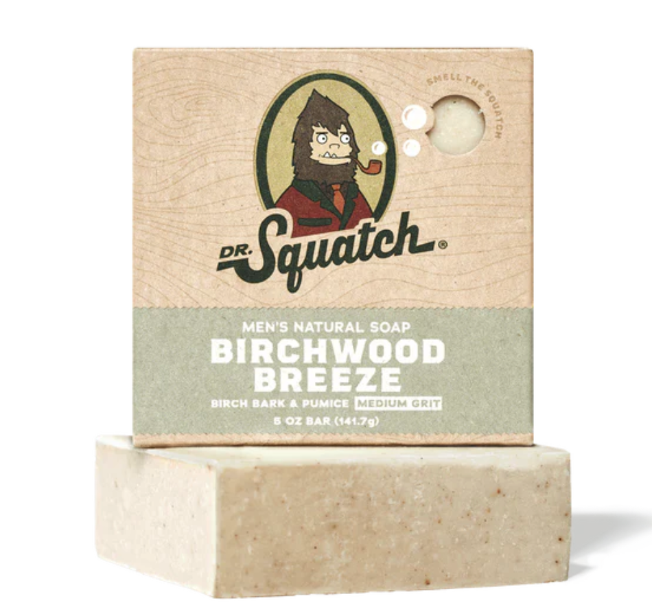 DR. SQUATCH Men's All Natural Bar Soap - Birchwood Breeze - 5oz