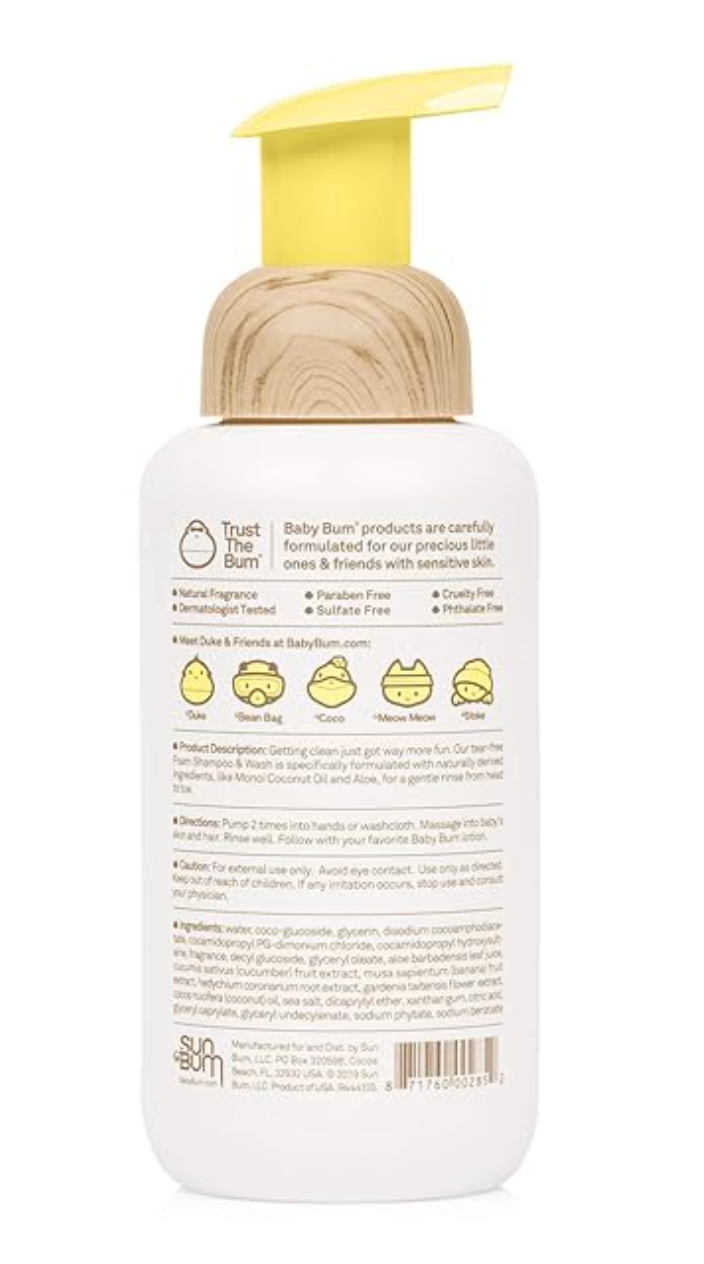 Baby Bum Foaming Shampoo & Wash