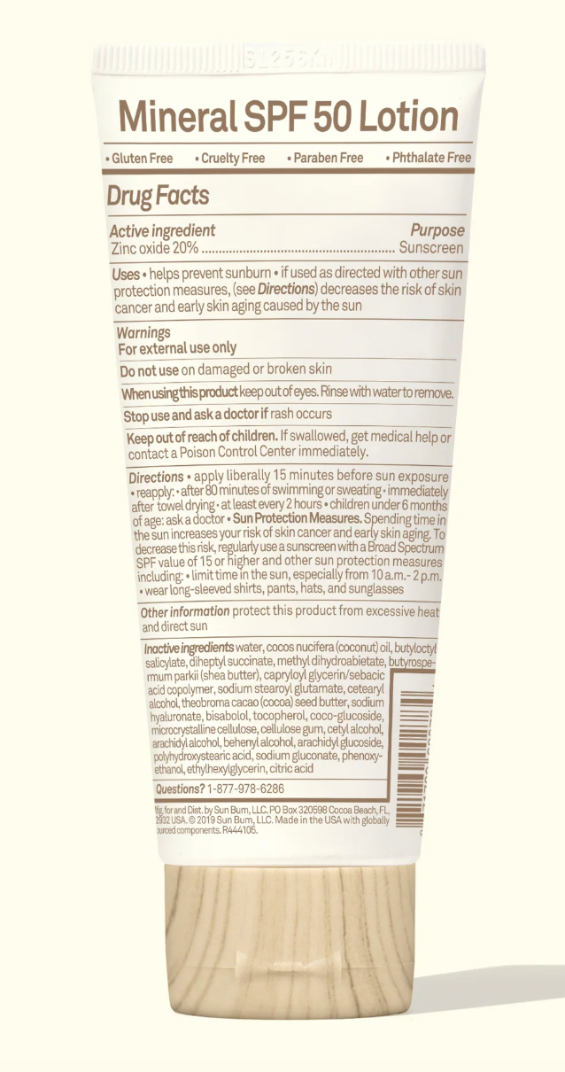 Baby Bum Mineral SPF 50 Sunscreen Lotion