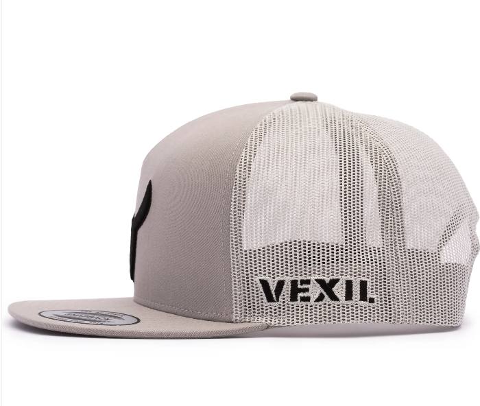 Vexil Brand - Black Icon - Silver/Silver Mesh