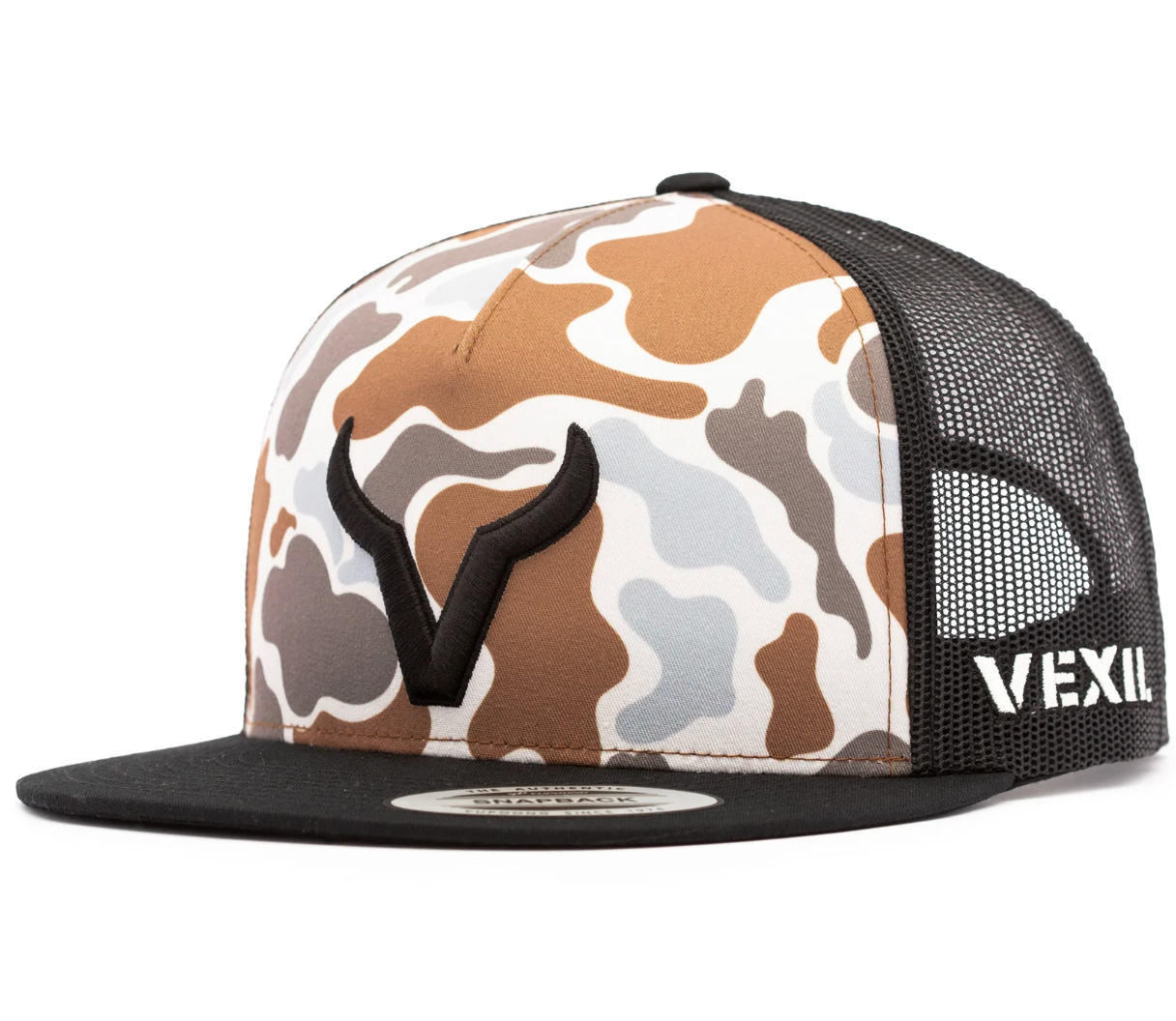 Vexil Brand - Black Icon - Black/Light Retro Camo/Black Mesh