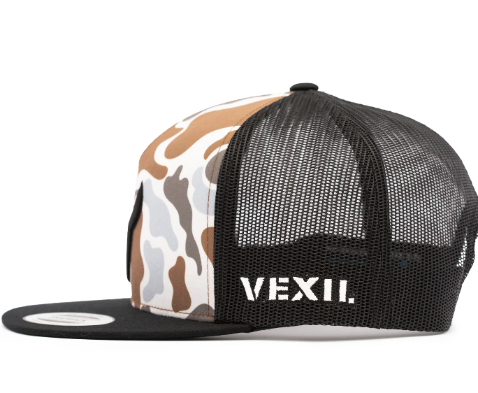 Vexil Brand - Black Icon - Black/Light Retro Camo/Black Mesh