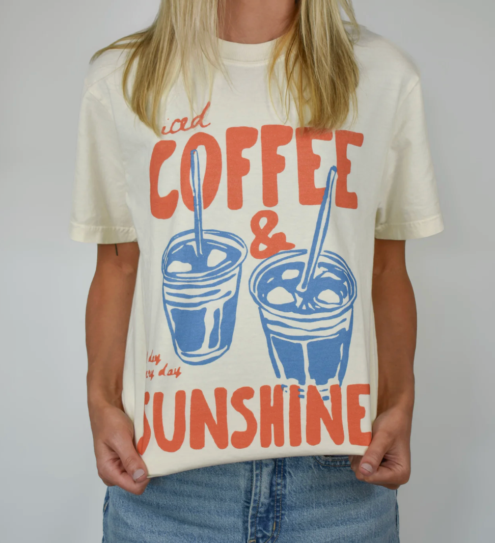 Coffee & Sunshine Comfort Colors Tee