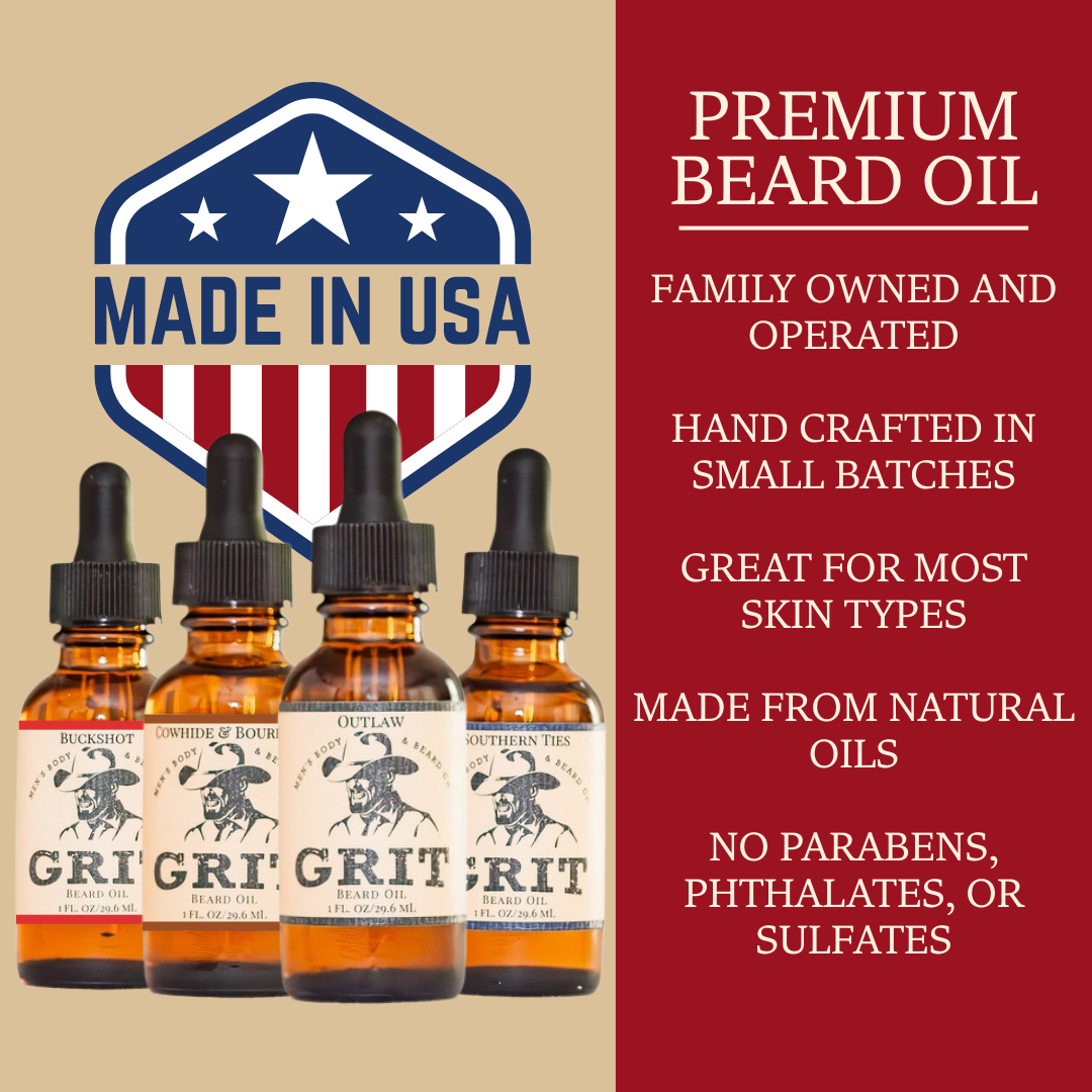 Cowhide & Bourbon Beard Oil