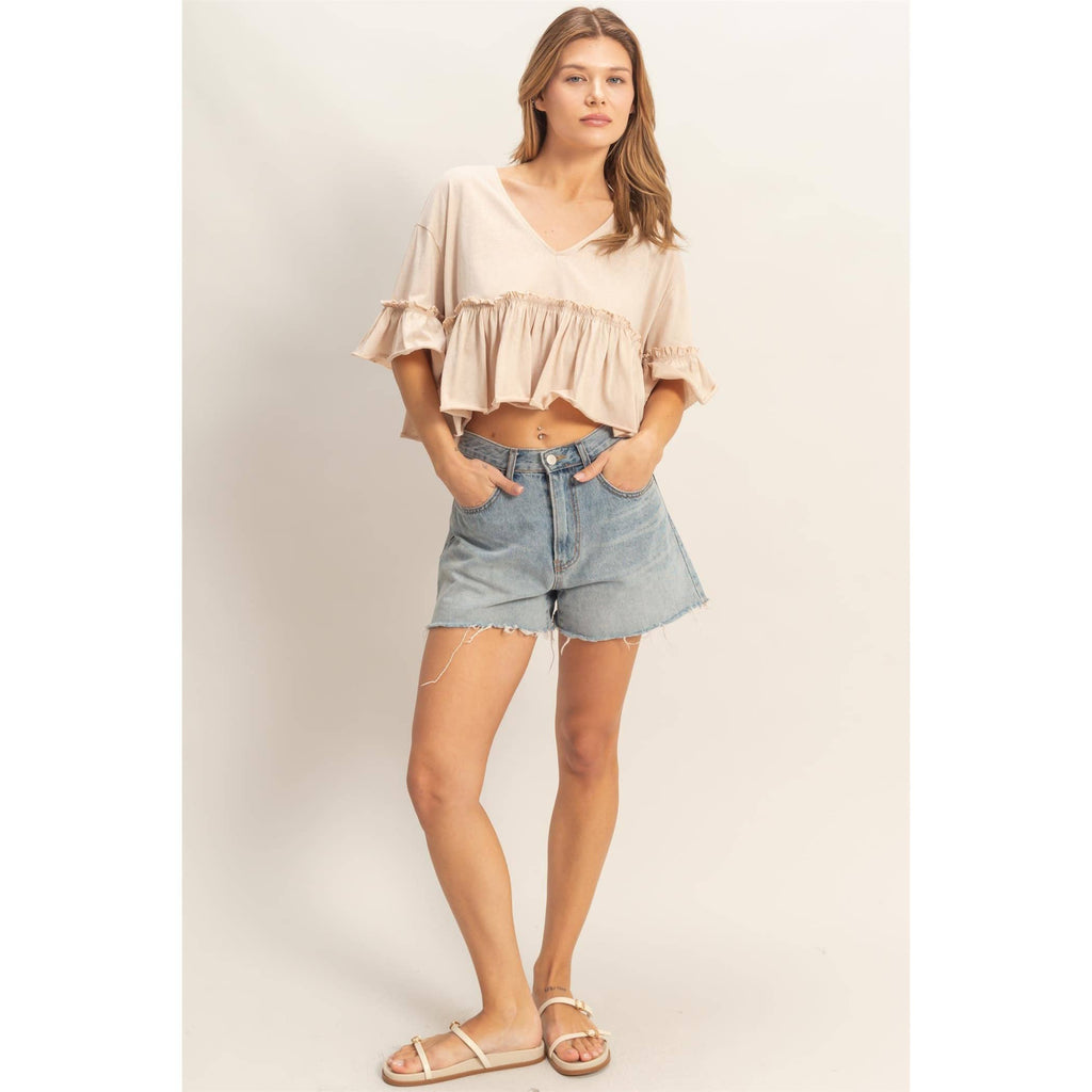 Sweet Magnolia Ruffle Top