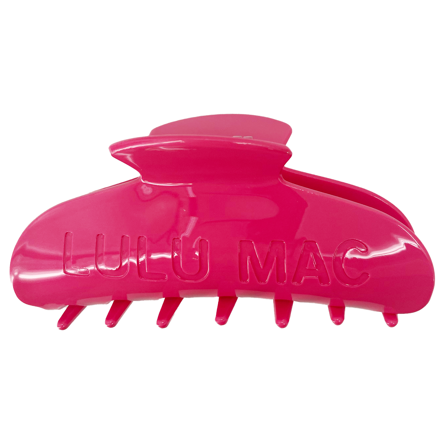 LULU MAC HAIR CLIPS Hot Pink