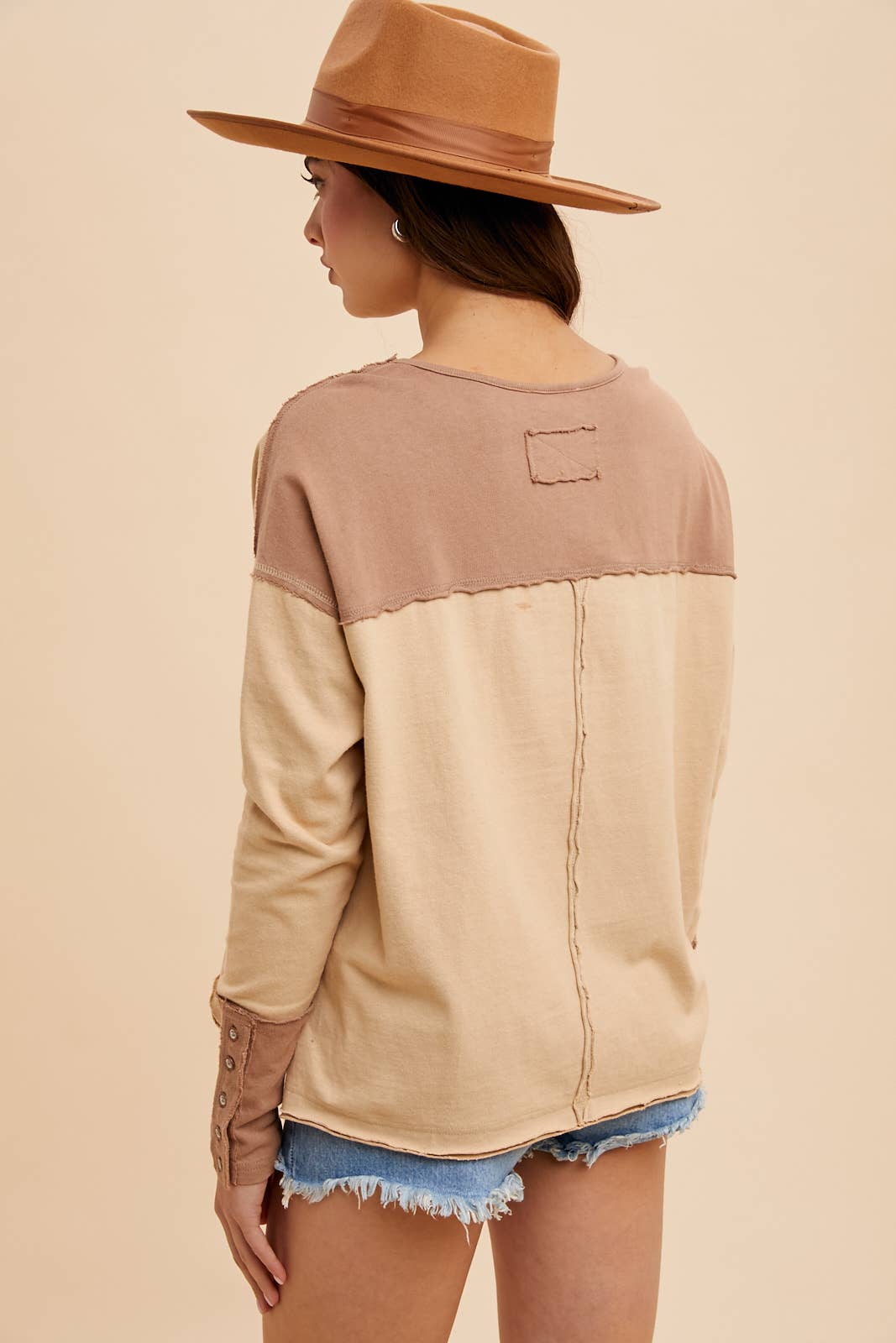 The Honey Creek Henley Top