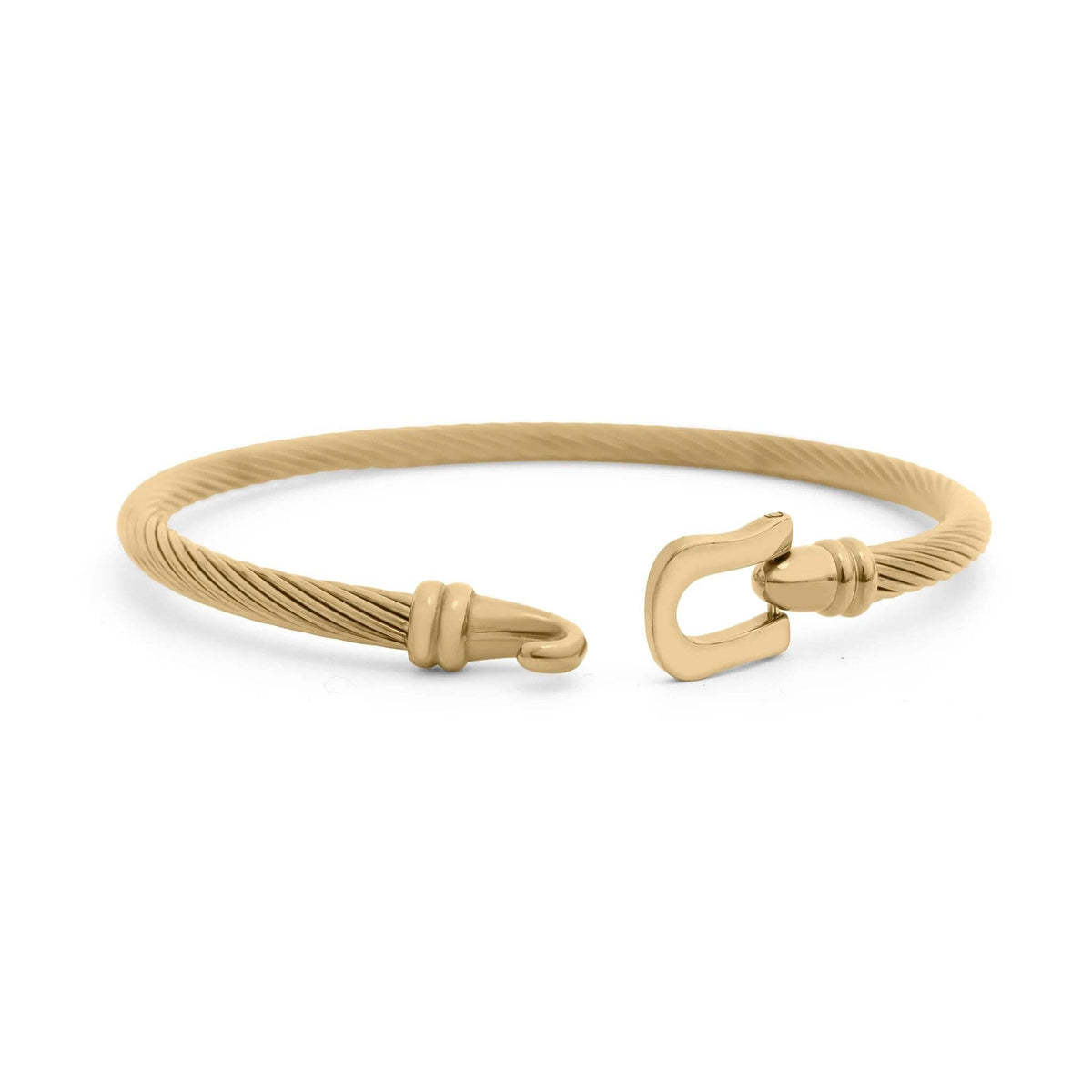 Buckle Clasp Bangle Bracelet
