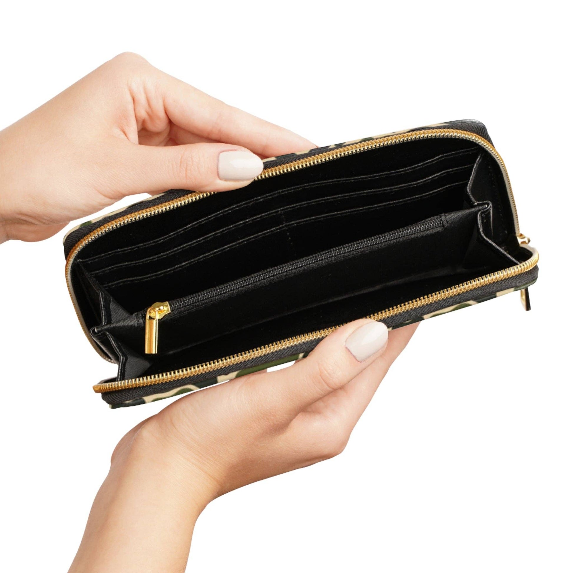 Old Skool Duck Camouflage Womens Zipper Wallet